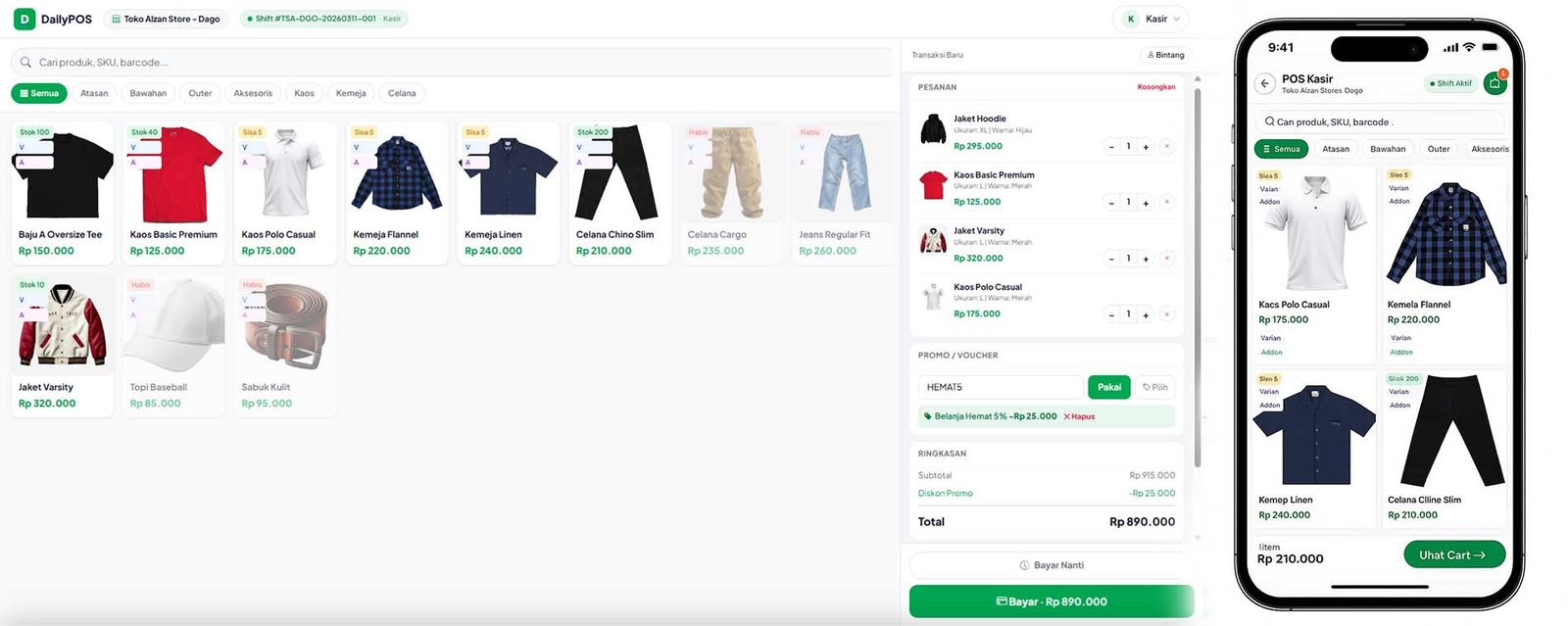 DailyPOS Dashboard